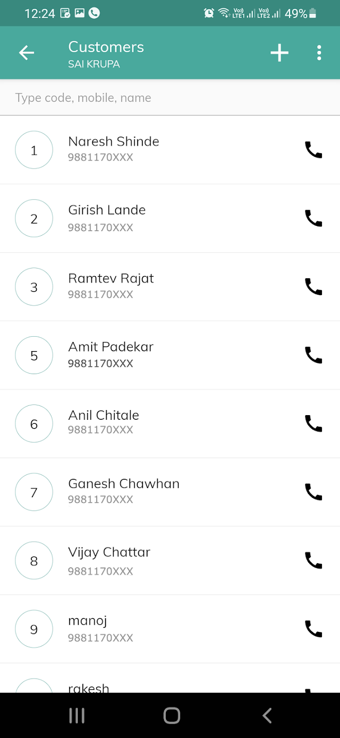 Mobile Dairy customers